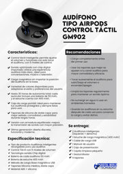 Audífono GM902 Táctil