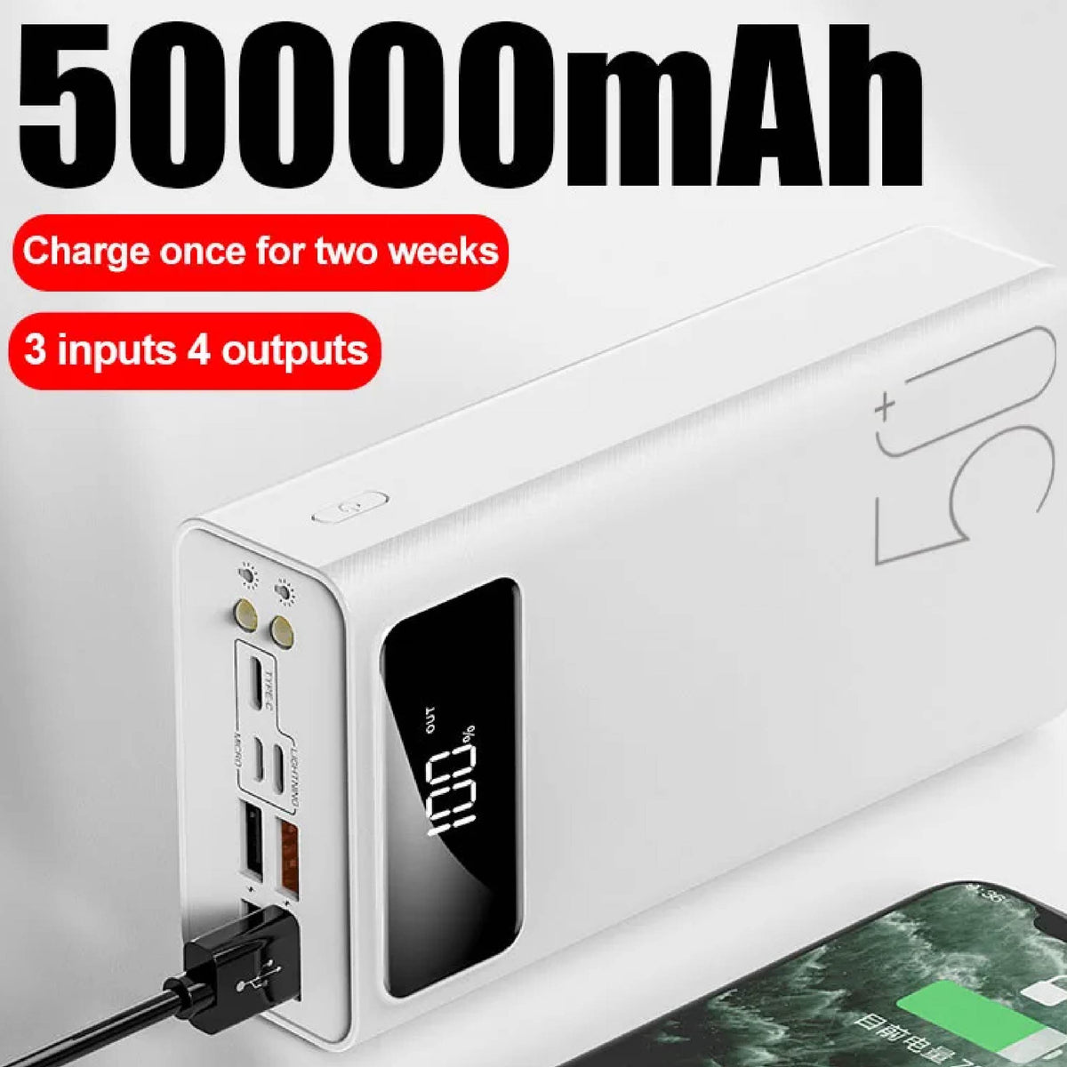 Power Bank 50.000 mAh
