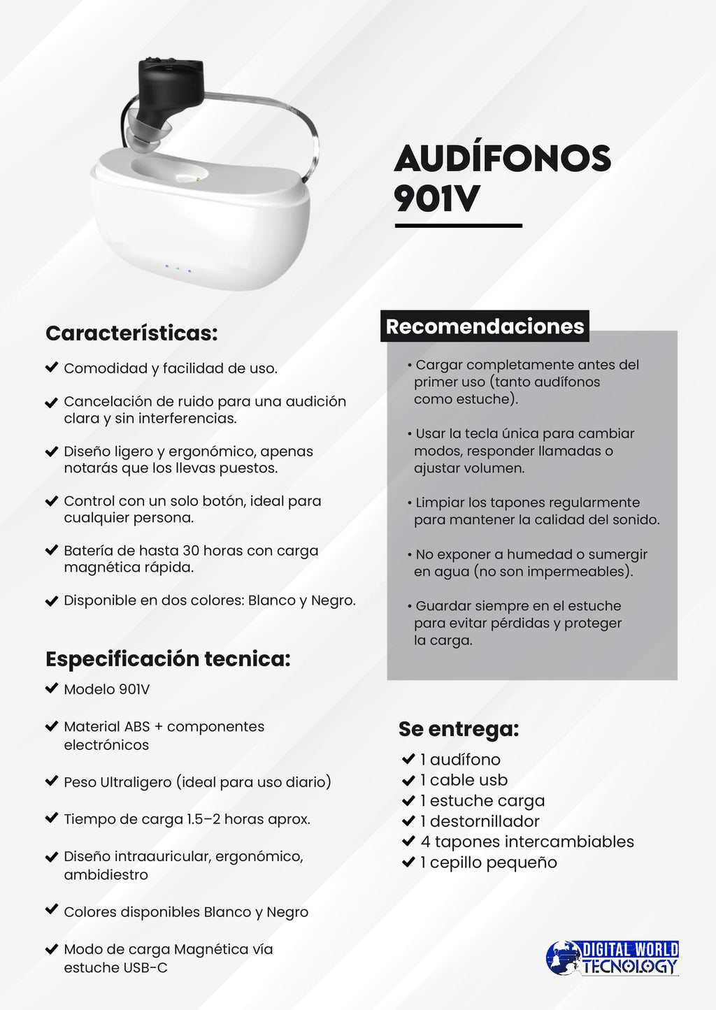 Audífonos 901V