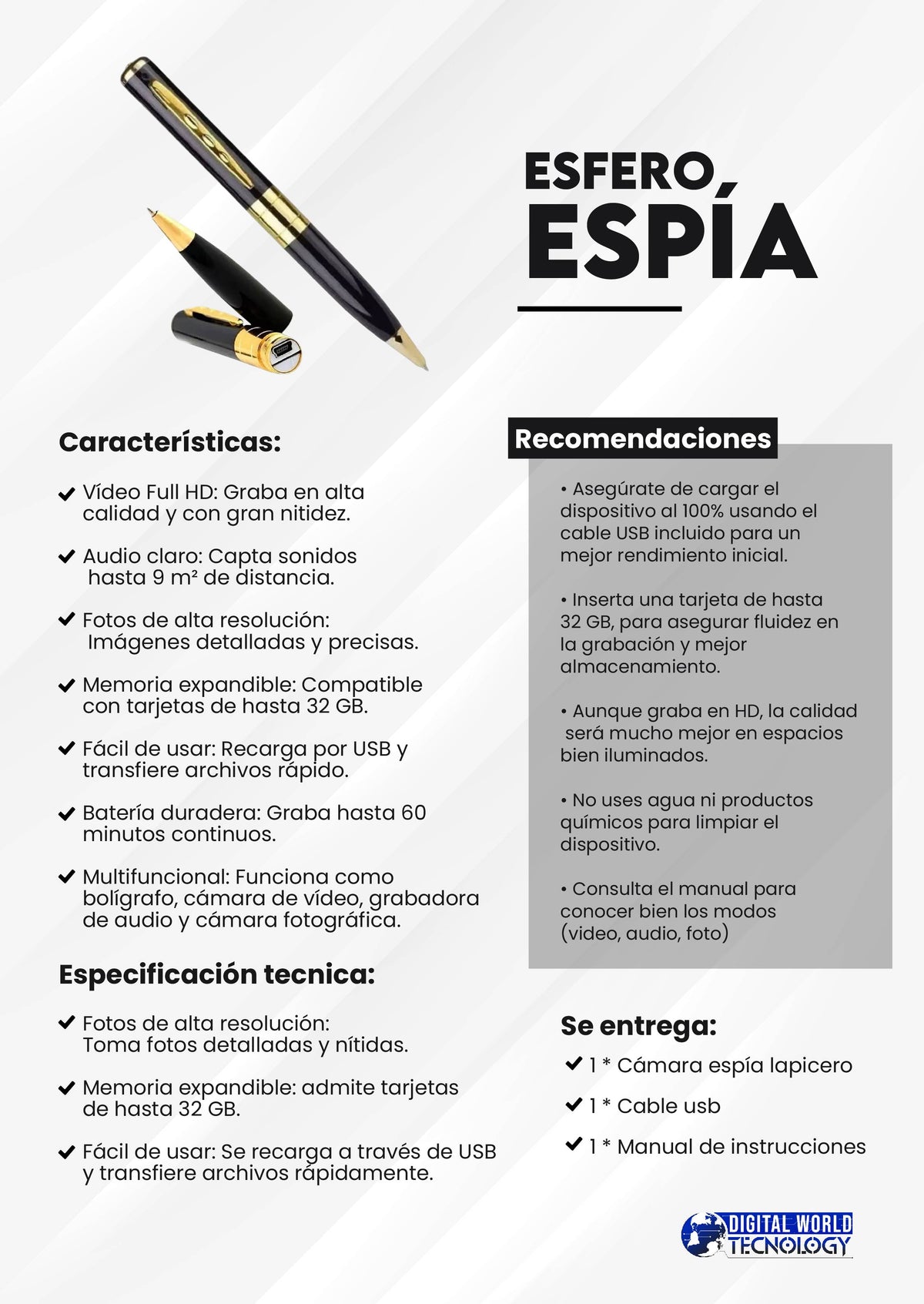Esfero espía