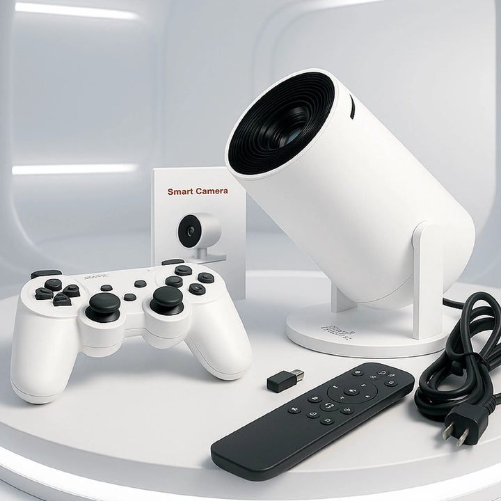 Proyector Gamer Ultra HD + Controles incluidos